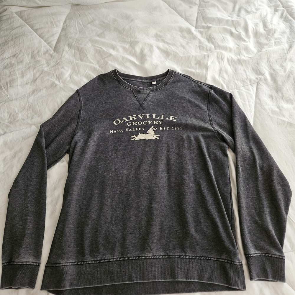 Men's Charcoal Crewneck Sweater